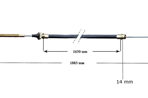 Senasis AL-KO stabdžių trosas 1630/1883 mm